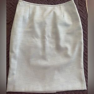 Le Suit Baby Blue Pencil Skirt